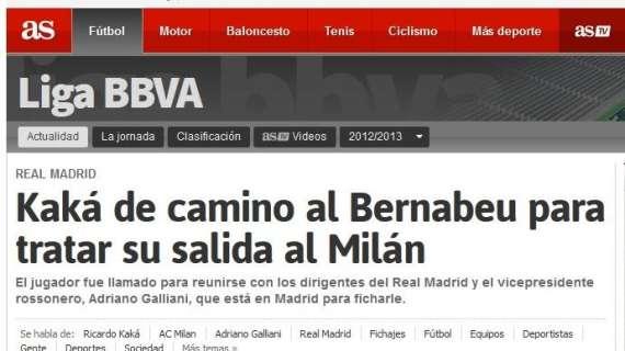 AS - Kakà convocato al Bernabeu per unirsi al summit