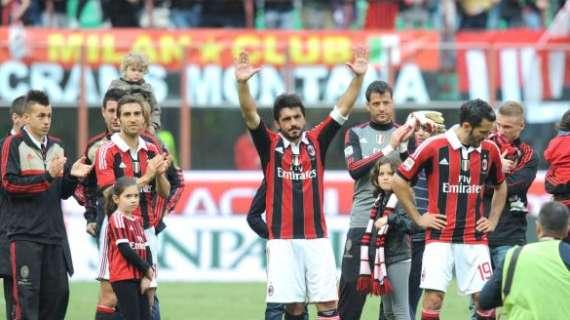 L'in bocca al lupo del Milan al suo Rino