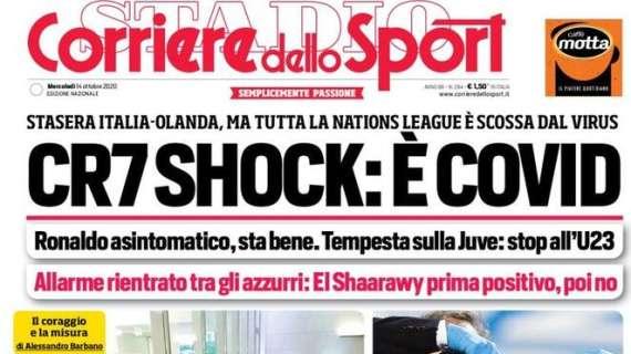 Il CorSport titola: "Spettro Covid sul derby Inter-Milan"
