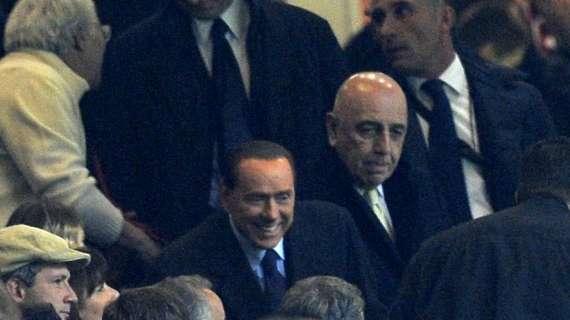 Berlusconi presente in tribuna