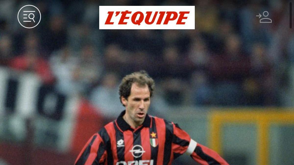 L'Equipe apre così: "Baresi, la scomparsa di un pioniere. Libero elegantissimo, incarnazione del grande Milan"