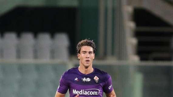 Vlahovic, gelo con la Fiorentina: Milan sul giocatore