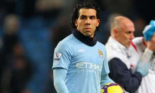 Mancini: "Dobbiamo dimenticarci Tevez"