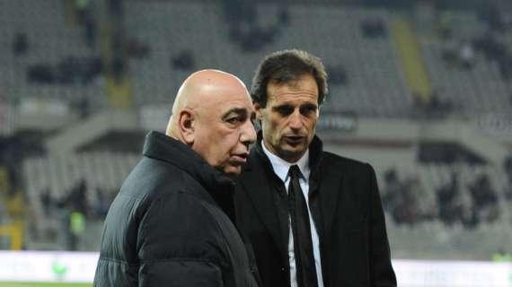 Milan, Allegri come Galliani: tracciata la via del rinnovamento