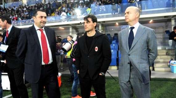 CorSera - Milan, Montella non si tocca: il tecnico non rischia, Fassone e Mirabelli si fidano di lui