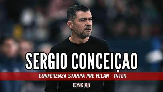LIVE MN - Conceiçao: "Domani dobbiamo entrare forti in partita e vincere. Leao? Sono io a decidere, mi pagano per questo"
