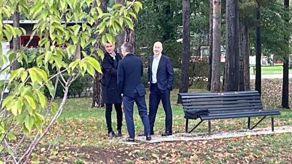 FOTO MN - Milanello, presenti per la rifinitura anche Gazidis, Maldini e Massara