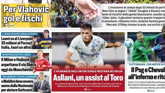 Tuttosport titola: "Il Milan e Hojlund aspettano il via libera oggi da Manchester"