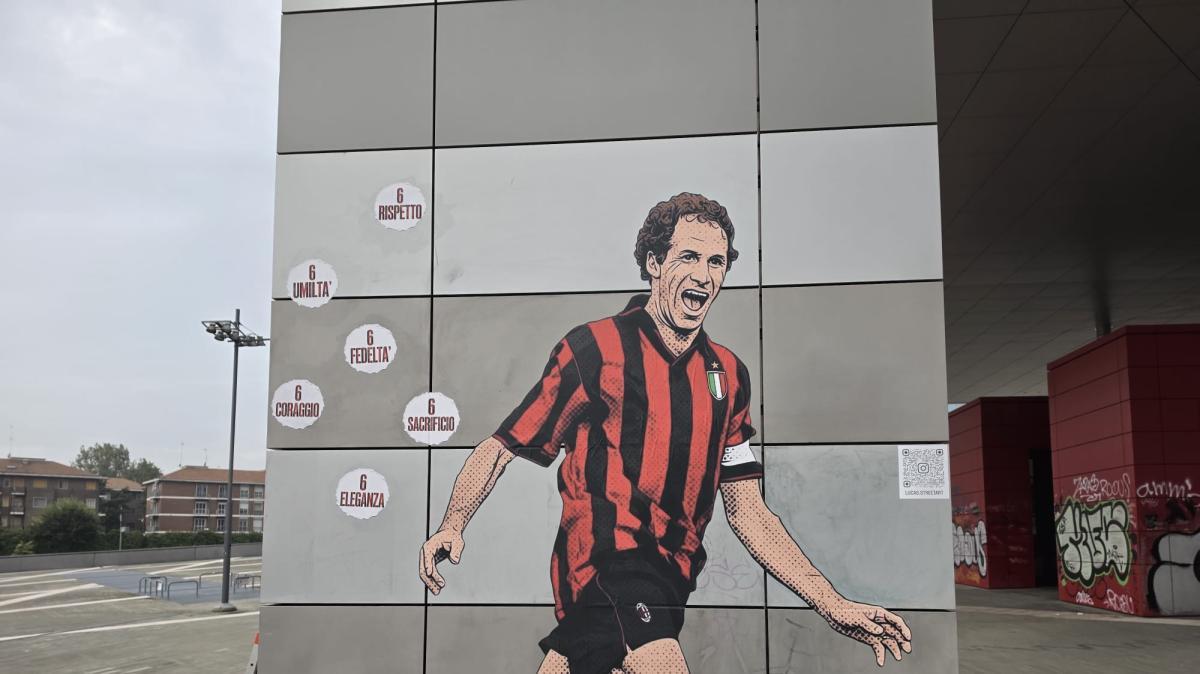 Franco Baresi omaggiato durante la serata del Pallone d'Oro