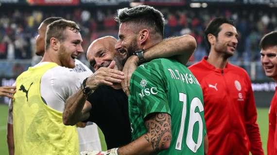 Sportiello ricorda Giroud portiere: " Fenomenale, io sarei rimasto in porta... Ha salvato il risultato"