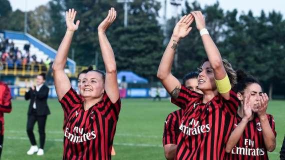 Milan Femminile, Conc: "Un bel punto guadagnato ieri. Siamo ancora in corsa per il nostro obiettivo"