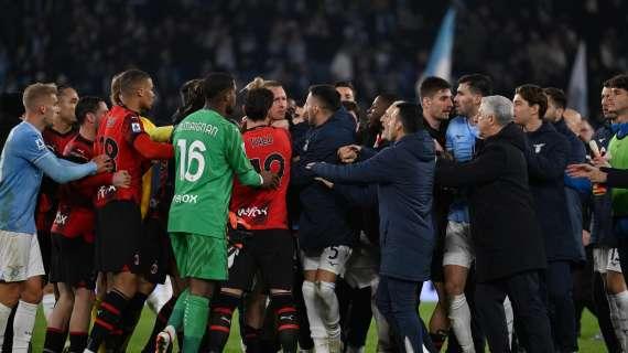 Giuliani: "Brutte scene a fine partita tra Lazio e Milan. Mi dispiace perchè poi i bambini replicano tutto"