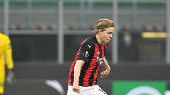 MIL-CEL (3-2): gran gol di Hauge, rossoneri in vantaggio al 50'