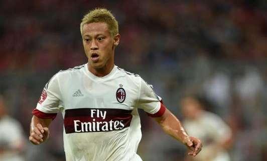 Gazzetta - Milan, Honda supera (Cerci) a destra: intensità e personalità, ora è tutto nelle mani del giapponese