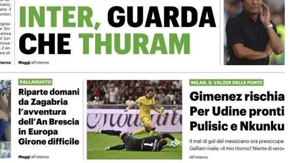 Il QS sul Milan: "Gimenez rischia. Per Udine pronti Pulisic e Nkunku"