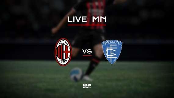 LIVE MN - Milan-Empoli (0-0): un Milan prevedibile si sveglia tardi. L'Empoli strappa il punto a San Siro