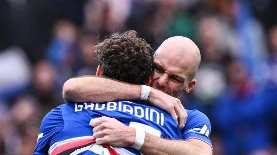 Serie A, Sampdoria-Hellas 3-1: i blucerchiati vincono nel segno di Gabbiadini