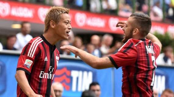 Tuttosport - Verso Milan-Sampdoria: turno di riposo per Honda e Menez, spazio al tridente Bonaventura-Torres-El Shaarawy