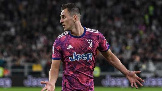 Sky - Verso Juve-Milan, la probabile dei bianconeri: Milik titolare, Cuadrado da esterno