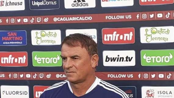 Cagliari, Semplici in conferenza: "Il Milan si è rinforzato molto sul mercato, sappiamo che sarà difficile"