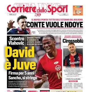 Il CorSport in prima pagina: "Il Milan avanza per Jashari"