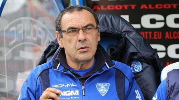Empoli, Sarri: "Le voci sul Milan mi mettono in difficoltà. Non ho mai ricevuto proposte da Galliani"