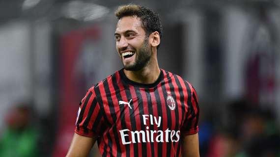 Calhanoglu, tre gol su punizione da quando è al Milan. Due nel 2020