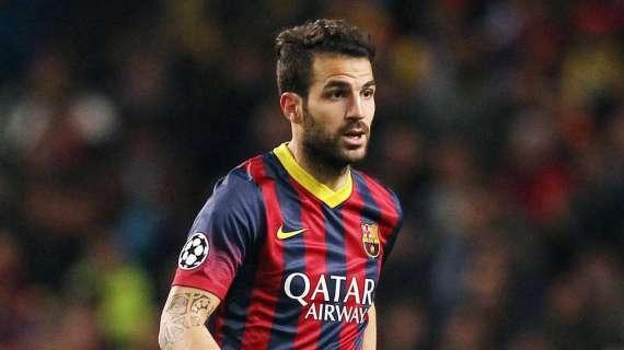Chelsea, Fabregas saluta Torres: "Buona fortuna per la nuova avventura"