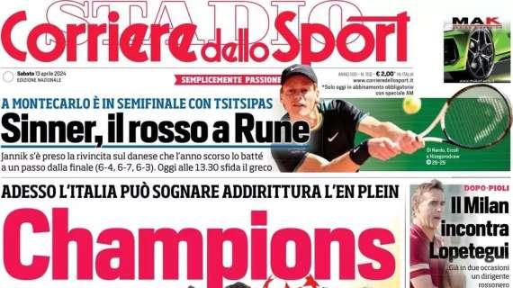 CorSport: "Champions per sei, l'Italia può sognare l'en plein"