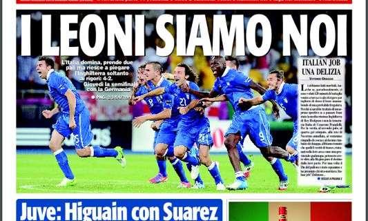 FOTO - Tuttosport: "Berlusconi vara il 4-3-3"