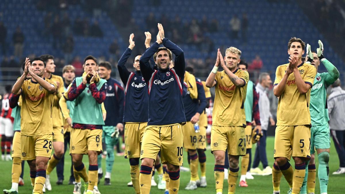 Regalata una partita storica al Bologna: non era mai successo di segnare così tanto in casa del Milan