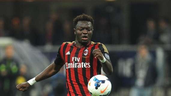 AC MILAN COMUNICATO UFFICIALE: per Muntari distrazione miotendinea al polpaccio destro