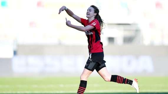 Milan Femminile, Grimshaw premiata per le 100 presenze in rossonero