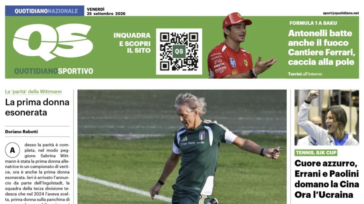 Il QS titola: "Calha e Pulisic: prove di rinnovi per Inter e Milan"