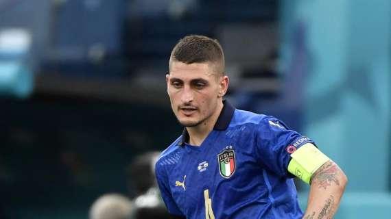 Italia-Austria, ecco gli 11 scelti da Mancini: Verratti titolare
