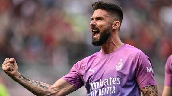 Giroud si è sbloccato dopo un mese. E il francese batte il record dell'anno dello scudetto