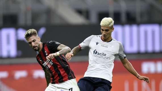 Milan, almeno 2 gol segnati a partita nelle ultime 6 di Serie A contro il Bologna