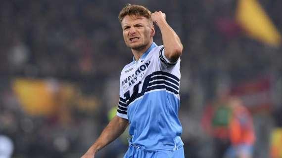 Rivali Champions -  Lazio, Immobile in campo. Strakosha ancora out