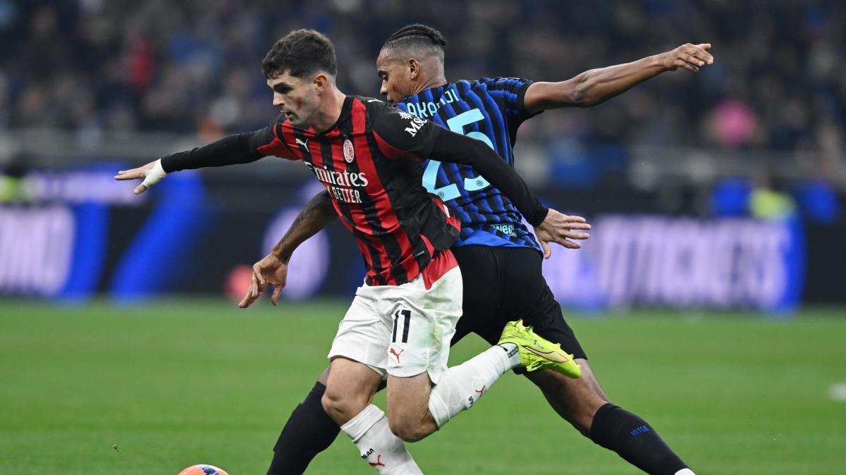 INT-MIL (0-1): rossoneri avanti al 54' con Christian Pulisic