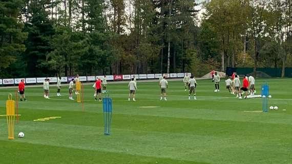 MN - Milanello: inizio con lavoro atletico, poi torello di squadra per i rossoneri