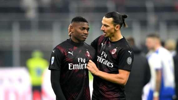 Leao a Sky: "Ibra un fratello maggiore. Ruolo? Preferisco centravanti"