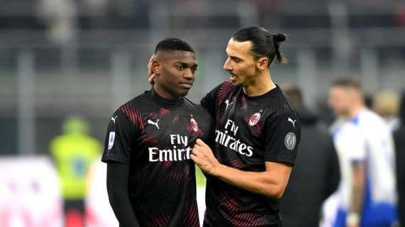 CorSera - Milan, ecco Ibra il saggio: lo svedese ha rincuorato subito Leao dopo un errore