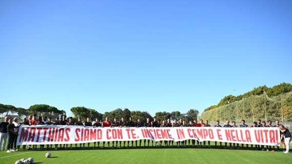 Il Bari riprende ad allenarsi, ma il pensiero è per il compagno Matthias che ha perso un figlio