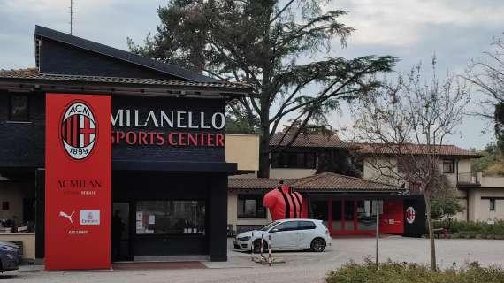 Milan, oggi allenamento a Milanello sotto l'acqua