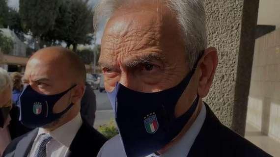 Gravina: "Rinvio Serie A per la Nazionale? Ne stiamo parlando, ma la vedo complicata"