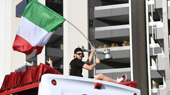 Florenzi: "Tonali da Nazionale. Scudetto-Europeo, molte analogie. Futuro? Non lo sa Maldini cosa farà, figuriamoci se lo so io"