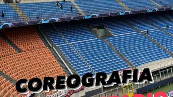 Verso Milan-Napoli, la foto dei preparativi della coreografia 
