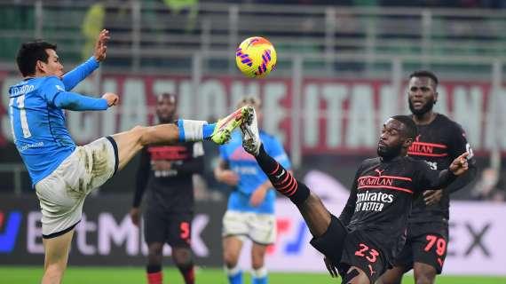 Milan, la percentuale di sconfitte aumenta con l'assenza di Tomori