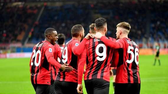 Serie A, sono 21 le occasioni da gol avute dal Milan nella ventiduesima giornata