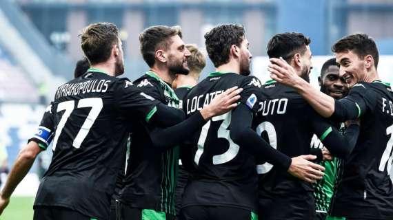 Sassuolo, gli assenti per la partita di domenica contro il Milan